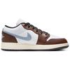 Jordan Air Jordan 1 Low SE GS Мокко Сине-Серые Детские Кроссовки  FQ8156-142