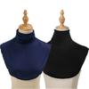 2/Pcs Solid Color Modal High Nack Fake Collar Soft False Collar For Women Solid Color Elastic Jersey Detachable Collar