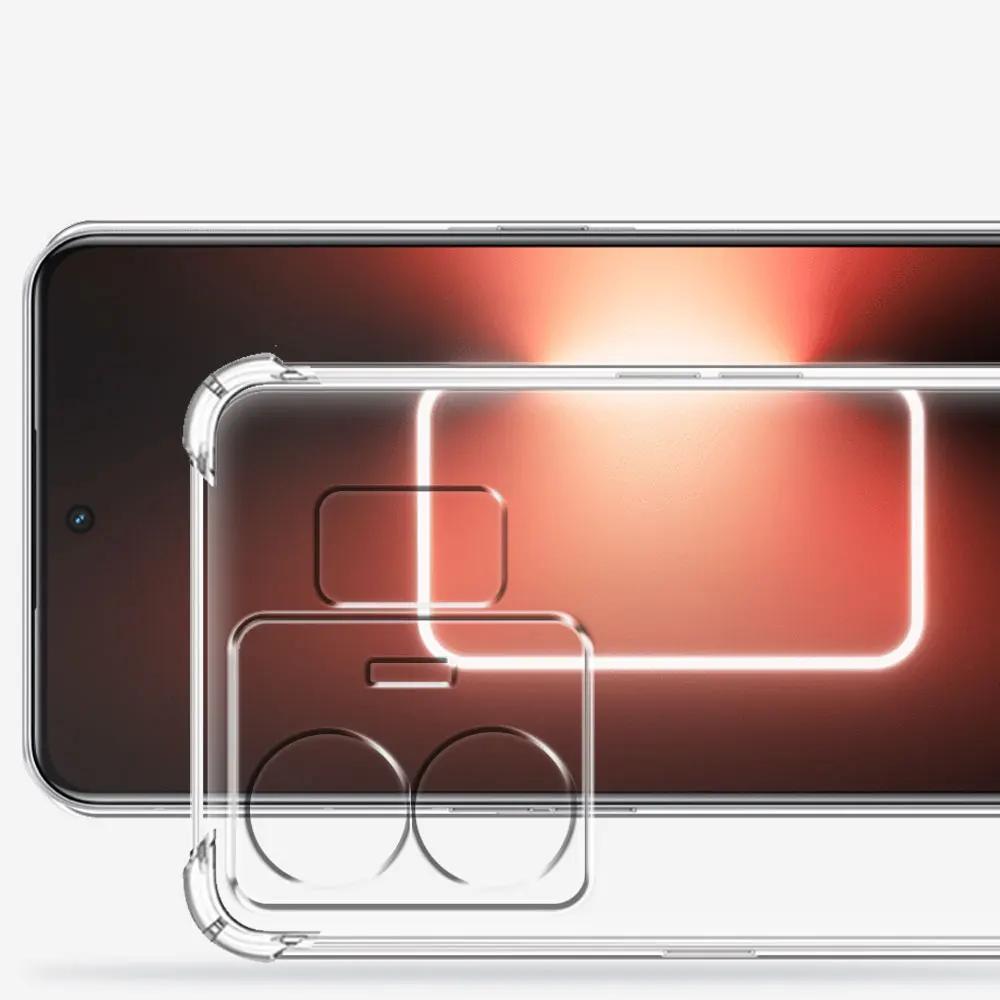 Для OPPO Realme GT3 Чехол Прозрачный Противоударный Силиконовый Мягкий Чехол для Телефона Чехлы Для Realme GT 3 Coque Для Realme GT3 Прозрачный Funda