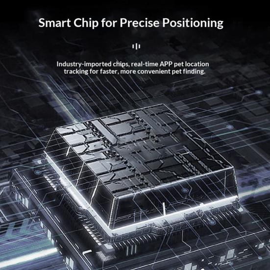 Smart GPS Tracker for Dogs Waterproof Lightweight Pet Tracker with Real-Time Positioning Smart Alarm Remote Bell No Subscription Free App Attachment