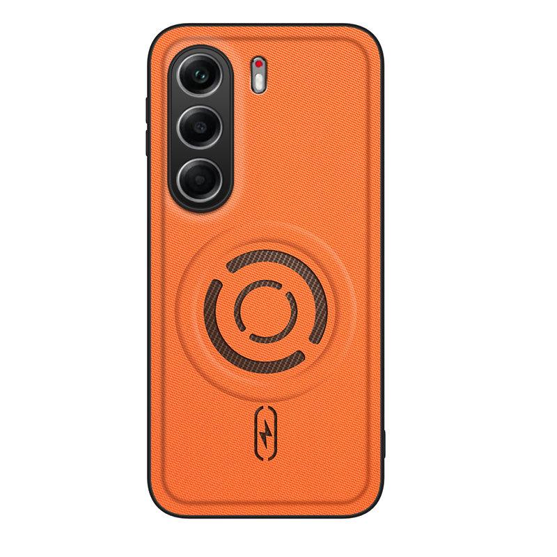 Магнитный чехол-кольцо Infinix Camon40 с технологичной тканью и полным покрытием линз