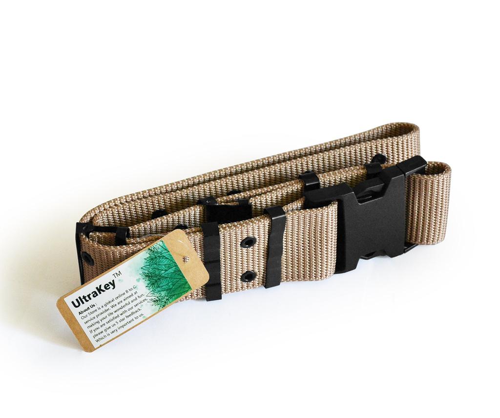 UltraKey Tactical Adjustable Security Military Heavy Duty Rescue Belt для спорта на открытом воздухе и регулируемый ремень, охота, хаки,