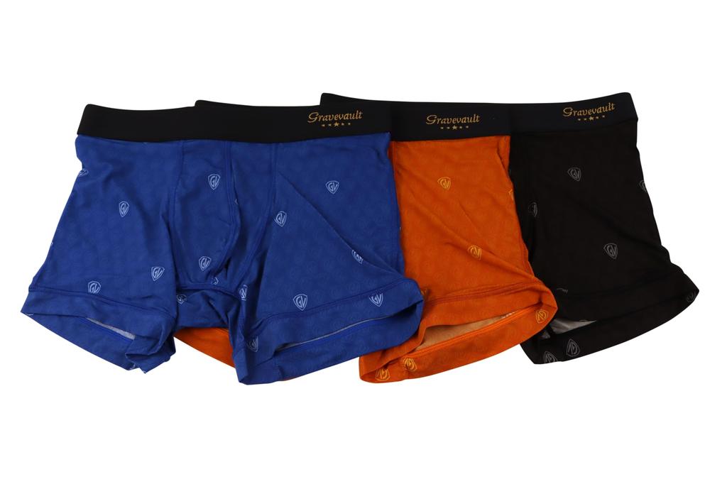 Grave Vault MARK SHORT BOXER Боксеры Черные Мужские Трусы,