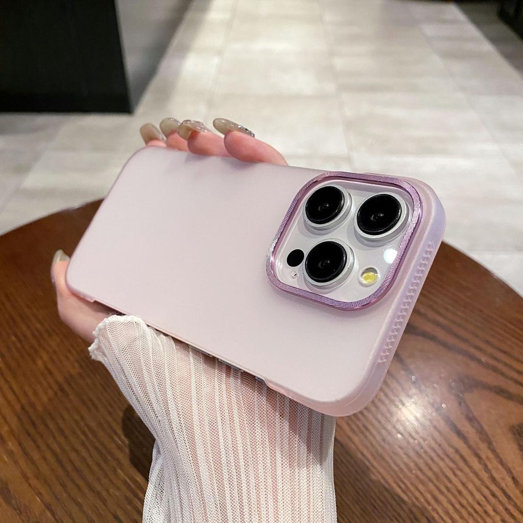 Applicable To Apple 16proMax New Half Pack Mobile Phone Case Without Frame IPhone 15 Matte Anti Fall 14 Protective Case