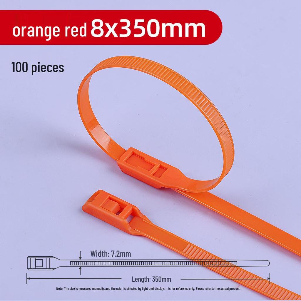 Нейлоновая самозатягивающаяся кабельная стяжка Naughty Castle для детского парка (8x350x400) - Особый цвет