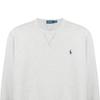 Polo Ralph Lauren FW24 Solid Logo Вышитый свитер с длинным рукавом Мужская толстовка Серый 710883334005