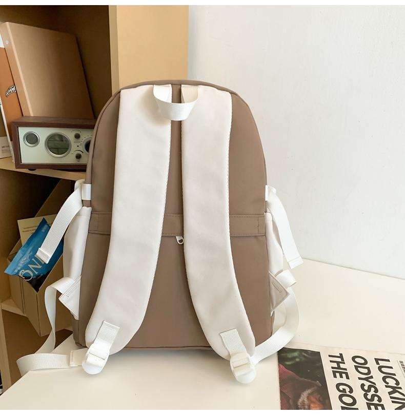 Женский рюкзак в спортивном стиле, школьный рюкзак, контрастный цвет, студенческий рюкзак