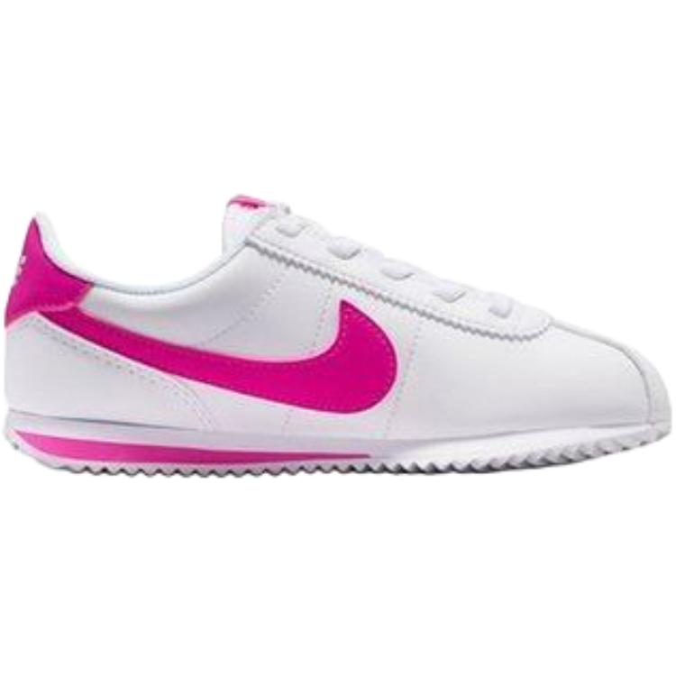 Nike Cortez Easy On Универсальные Удобные Простые Низкие Детские Беговые Кроссовки Детские кроссовки Белые Розовые IH7656-102