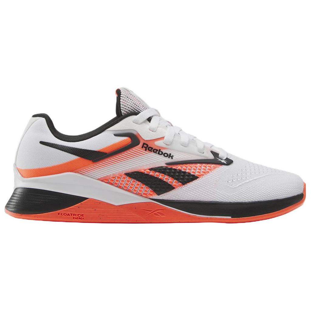 Reebok Женские кроссовки Nano X4 White Orange Flare Обувь-Белый Черный 100074187