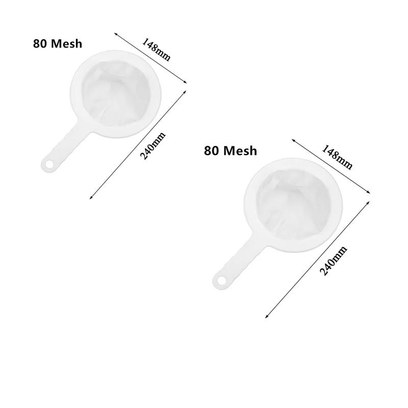 Фильтр-мешок для соевого молока и вина, мешок для орехового молока, чай, кофе, масло, фильтр для йогурта, сетка, кухонная еда, многоразовые нейлоновые фильтр-мешки, сетчатый фильтр