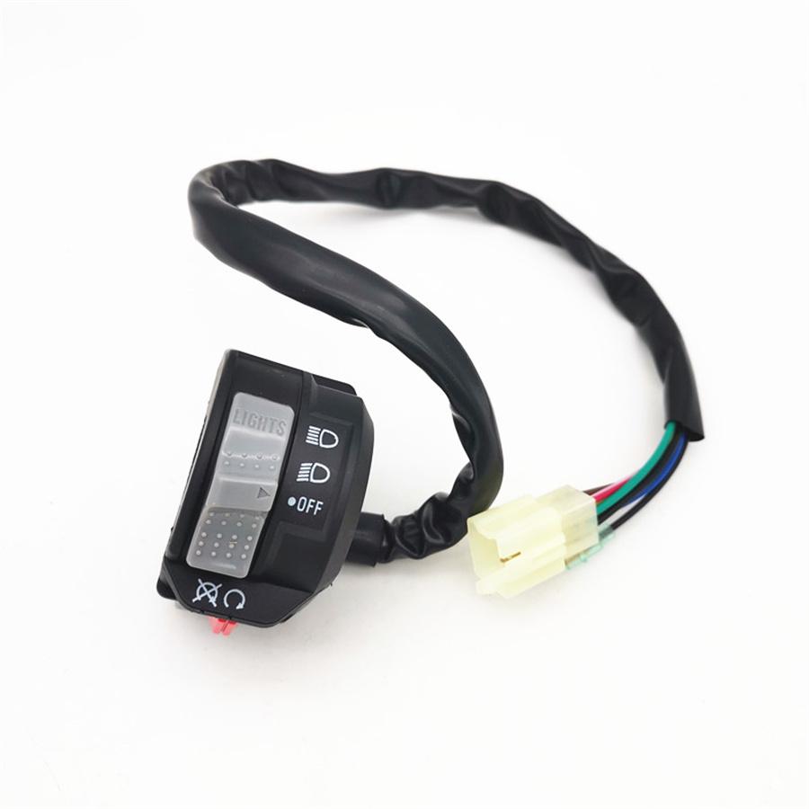 Сборочный переключатель Стоп Переключатель фары на руле для Yamaha Warrior 350 YFM350X