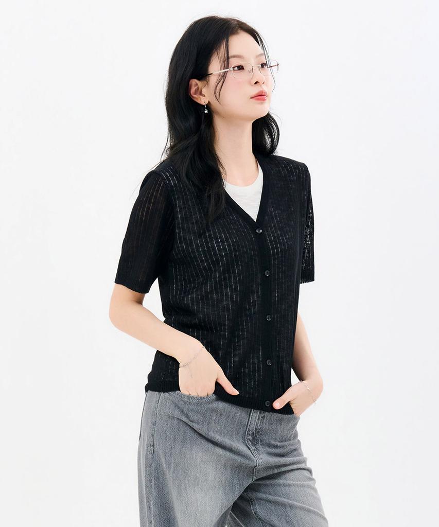 CHASECULT Women'S Layered Short Sleeve Summer Knit-Fbrg5675D03
