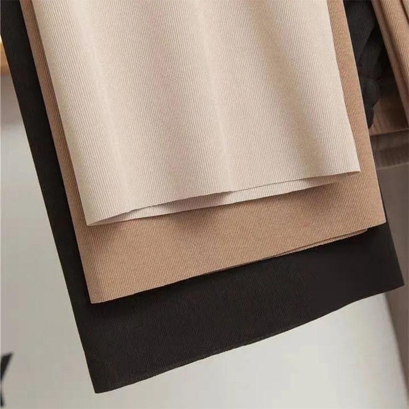 Широкие брюки с подвеской из ледяного шелка, женские весенне-летние прямые брюки с девятью точками, тонкие повседневные брюки с высокой талией, свободные крутые брюки для девочек