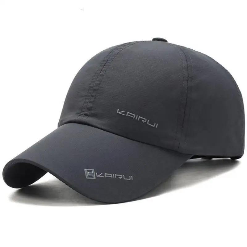 Унисекс Дышащие и быстросохнущие Бейсболки Snapback Весна и Осень Уличные Регулируемые Повседневные Кепки Шляпа от Солнца