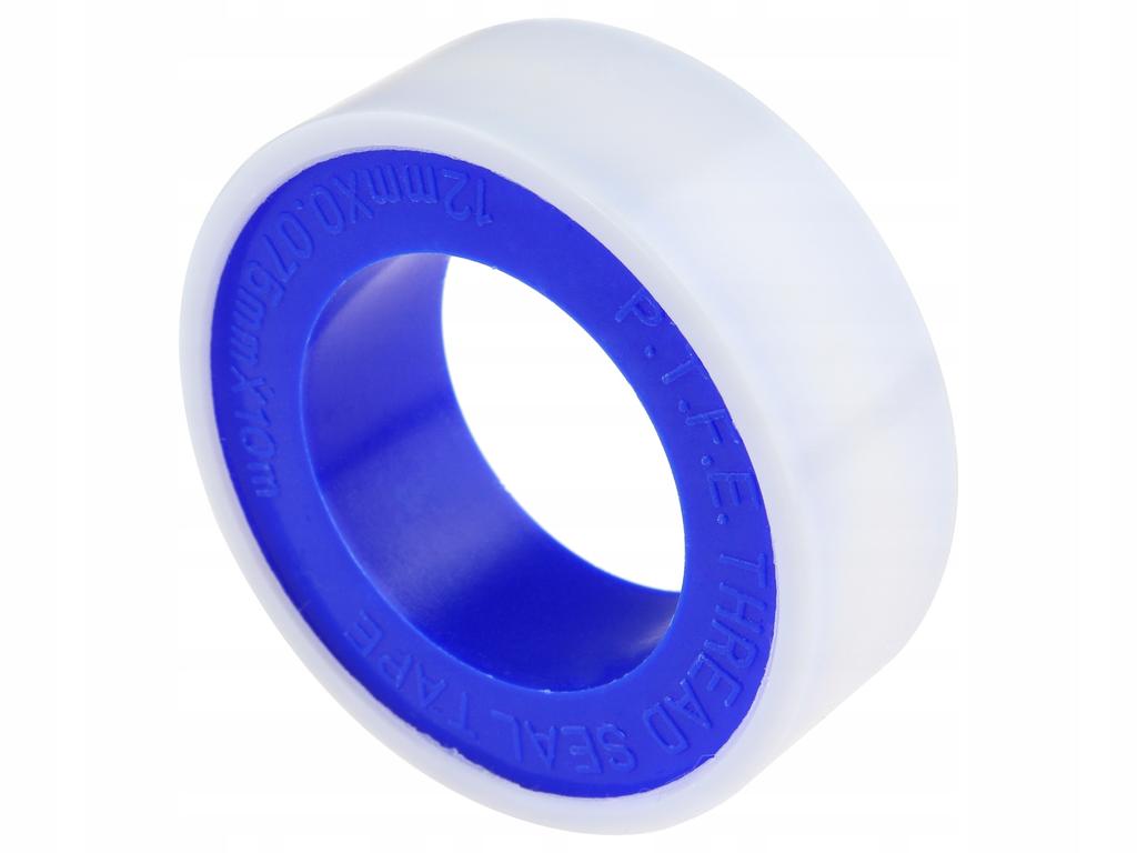 Taśma teflonowa uszczelniająca 12mm x 0.75mm / 10m
