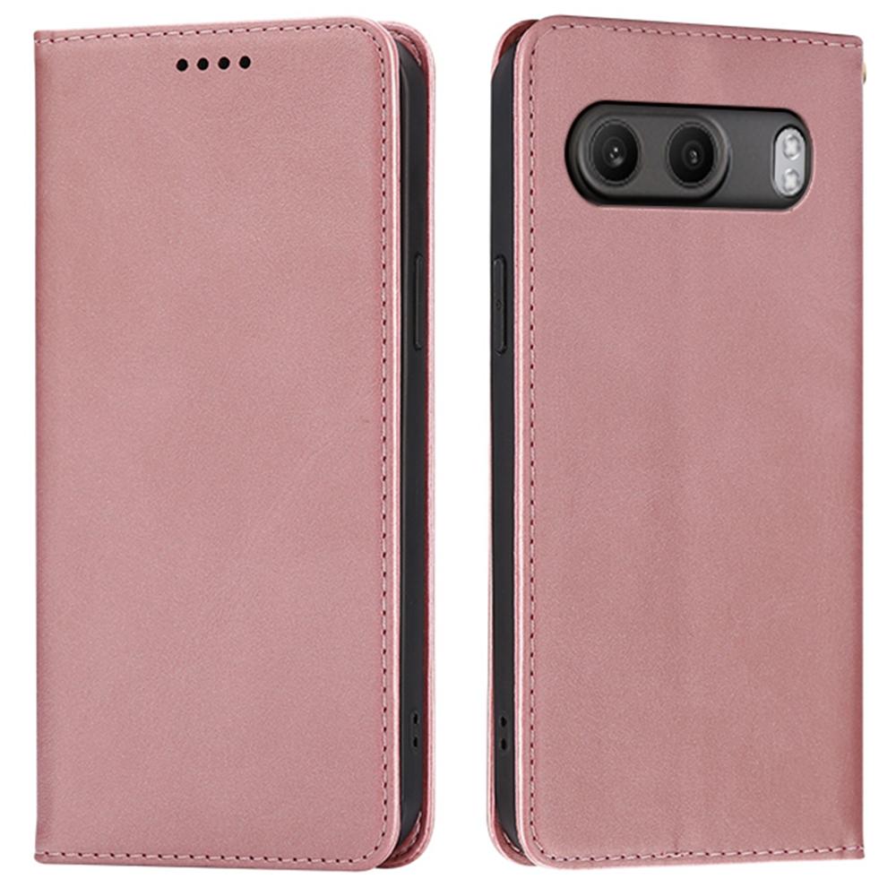 Для OnePlus Nord 4 Чехол-кошелек Кожаный чехол для телефона с текстурой телячьей кожи и скрытой магнитной застежкой