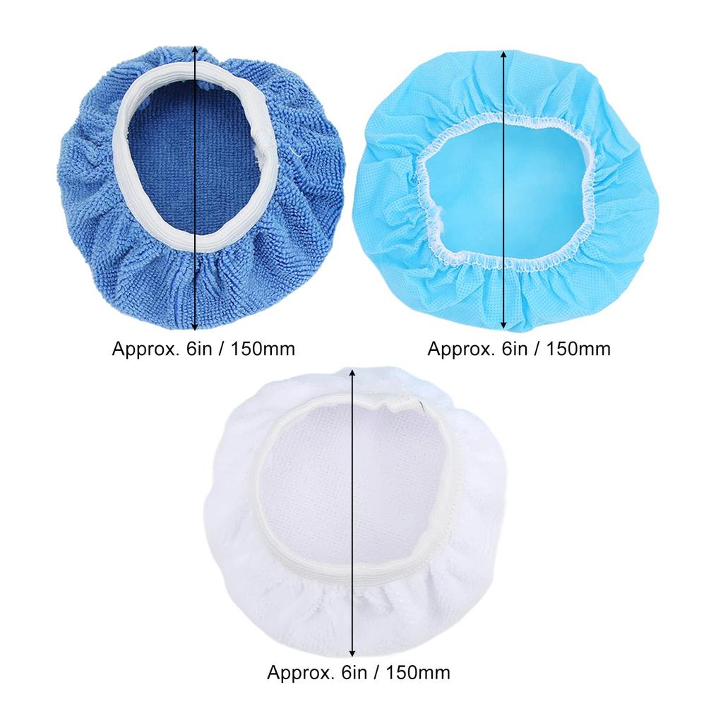 Набор полировальных насадок 6 дюймов / 150 мм, 24 шт., чехол для полировальной машины, полировальный пад