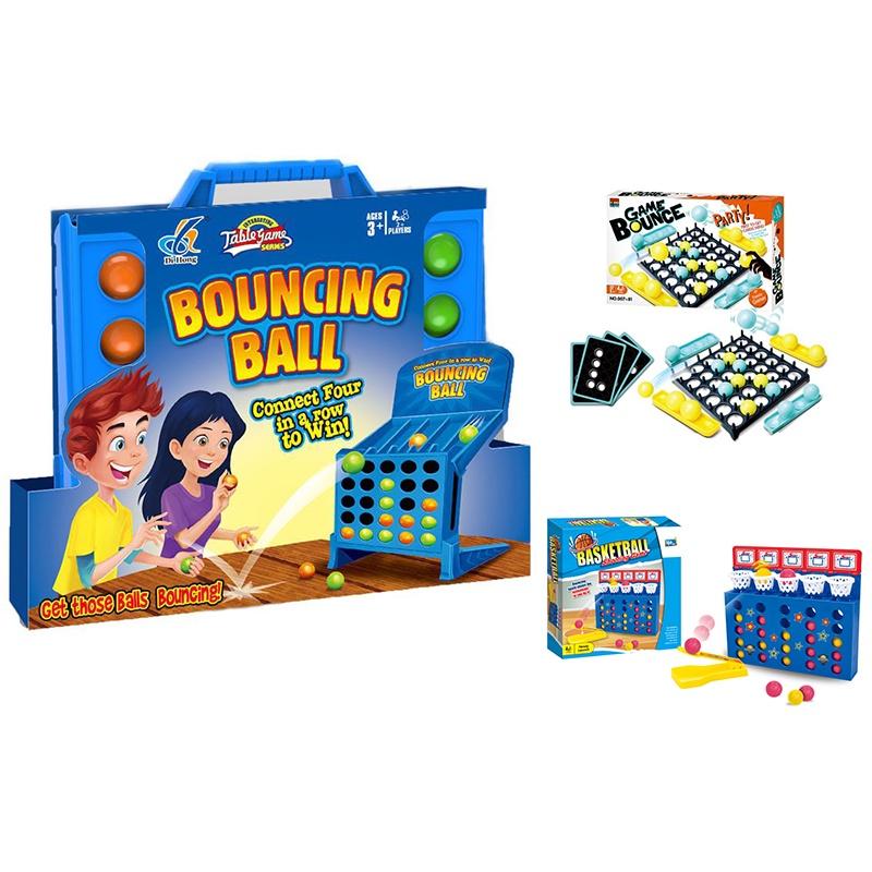 Захватывающая настольная игра с отскакивающими шариками для семей и детей в возрасте 3-5 лет