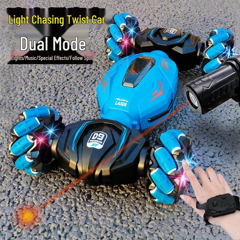 Инфракрасная трюковая машина для лазания по стенам с функцией следования за светом и дистанционным управлением - Детская игрушка