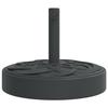 Pied de parasol - VIDAXL - Rond - 25 kg - Compatible mât Ø 38/48 mm - Coque en béton