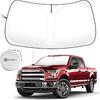 Car Windshield Sun Shade Compatible with 2015-2020 Ford F150 Lariat, King Ranch, Platinum, XL XLT Limited Raptor Accessories Foldable Sunshade Custom