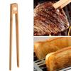 Anti-scalding Magnetic Bamboo Toast Tong Square-headed BBQ Tong Cake Dessert Tong  Salad Steak