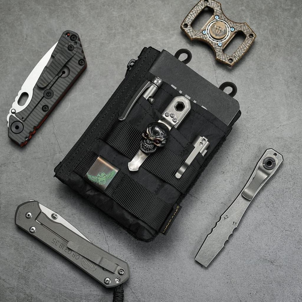 Органайзер для кармана VIPERADE VE16 X-Pac, EDC-подсумок для мужчин, EDC-органайзер для кармана с 7 отделениями, кошелек-подсумок для мультитула, карманный подсумок для