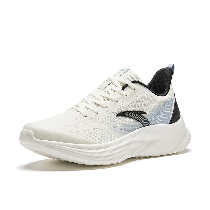 Anta Кроссовки Flying Shock Absorbing Non-Slip Wear-Stick с низким верхом для бега для мужчин, белые, синие, черные 912415522-3