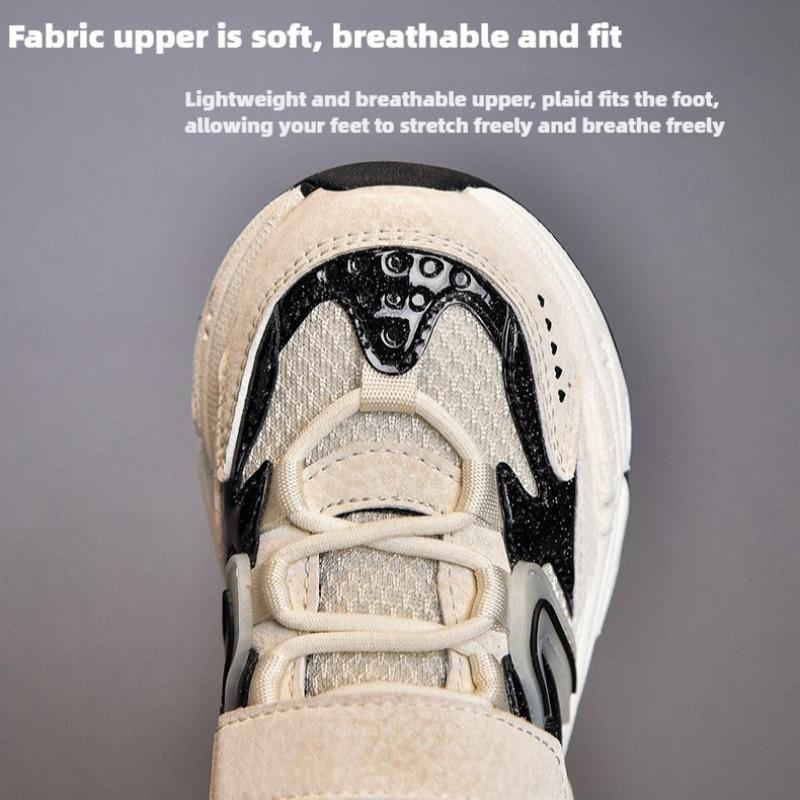Обувь для папы, модные кроссовки из дышащей сетки для девочек на весну и осень, повседневная обувь для детей среднего и старшего возраста