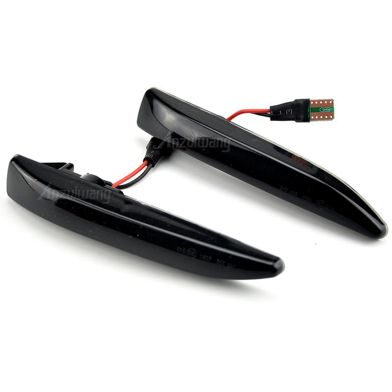 For BMW 7 Series (E65/E66/E67/E68) 2001-2008 63137164757 Car Fender Side Marker Repeater Lights Dynamic LED Turn Signal Lamp