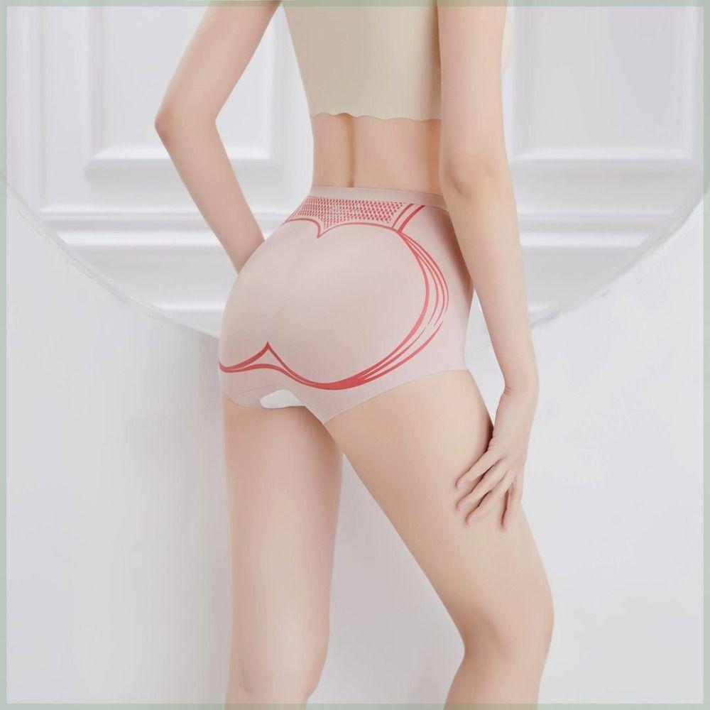 Belly Contracting High Waist Underpant High Elastic Butt Lifting Briefs Slimming Shapewear  Women