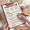 with Metal clip A4 File Folder Dual-use Writing Pad Fashion Test Paper Storage Organizer  Office