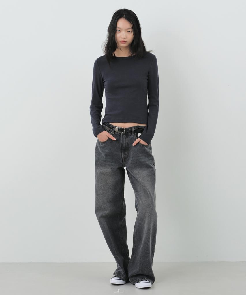 CITYBREEZE Cotton Round Long Sleeve T-Shirt (Basic)_4 Colors