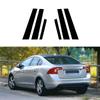 6 шт. для Volvo S60 2011 2012 2013 2014-2018 глянцевый черный автомобильный дверной, оконный столбик, крышка, комплекты накладок, сменные комплекты