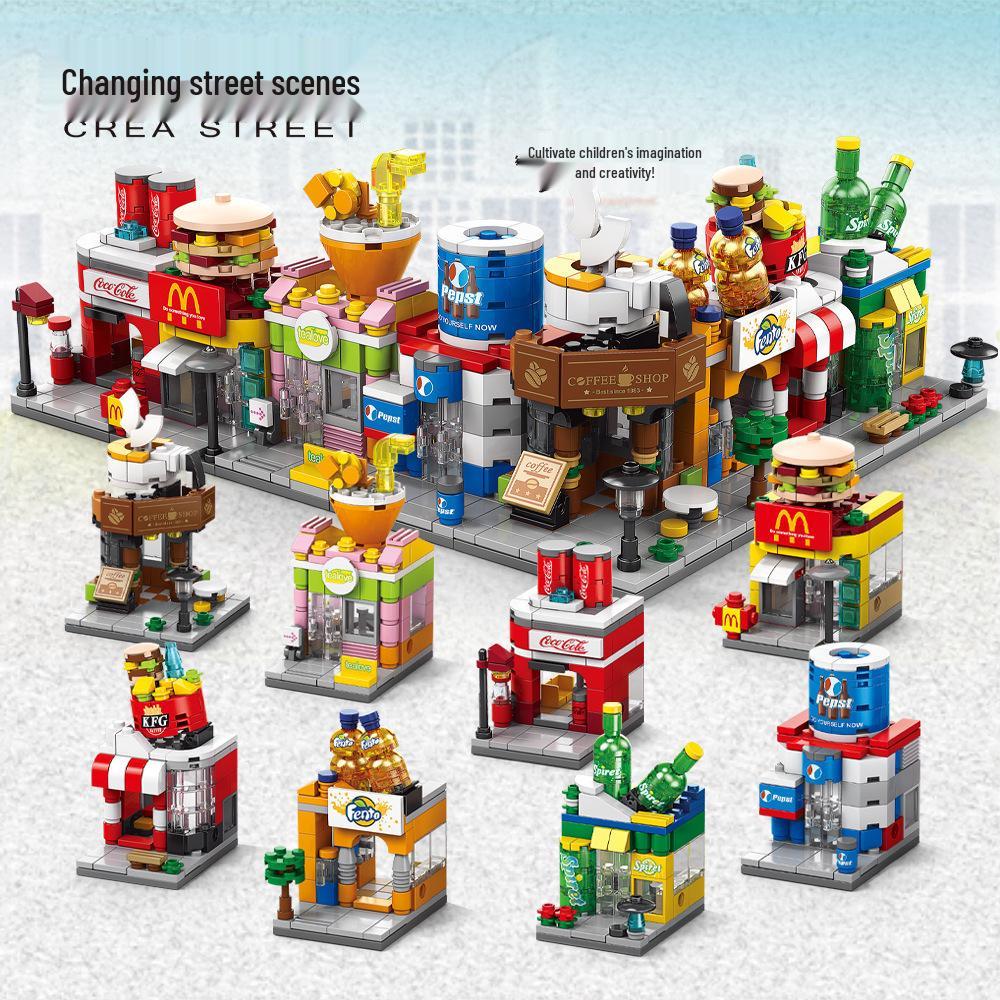 Набор строительных блоков «Городская архитектура»: Совместимо с Lego, Развивающая игрушка для мальчиков и девочек