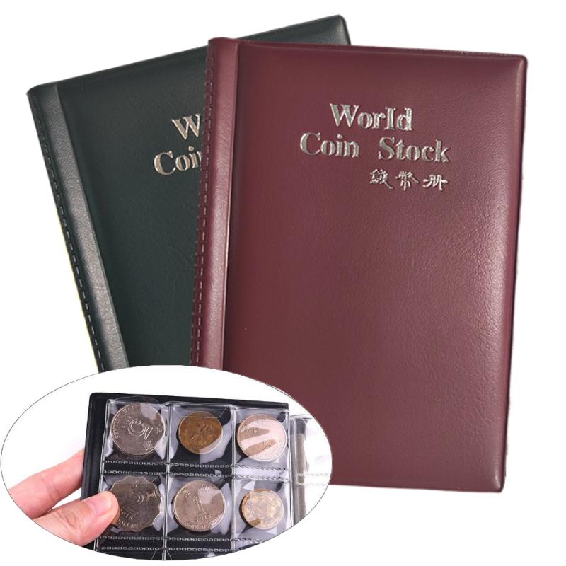 120 карманов, альбом для монет, коллекция монет, держатель для хранения альбомов, мини-сумка для хранения монет