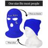 1Pc Embroidery Balaclava Face Mask 3-Hole for Cold Weather Winter Ski Mask for Men and Women Thermal Cycling Mask Christmas Gift