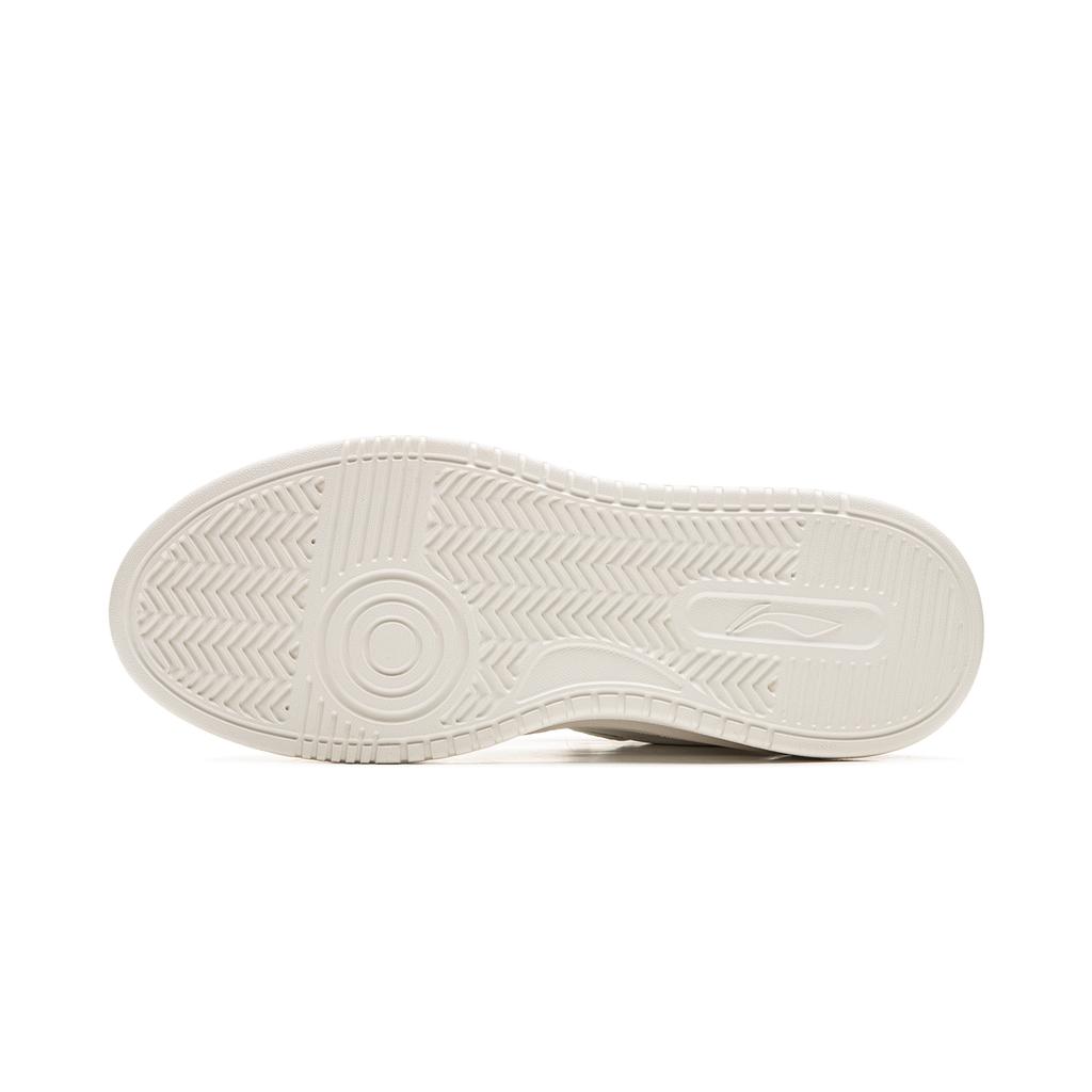 Li Ning Cloud Sky Скользкие, износостойкие, дышащие низкие кеды для скейтборда Мужские Бело-черные AGCU319-3
