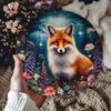 Ретро Лиса Металлическая Настенная Арт-Вывеска Декор для Дома, Кухни, Кафе