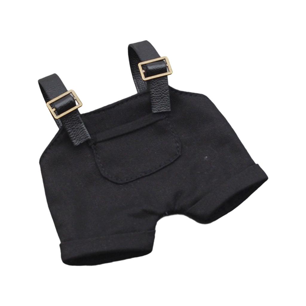 17Cm Cotton Doll Pocket Overalls For Labubu Figure Doll Plush Doll Soft Fabric Display Dressingup Accessories Outfit