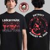 Новая одежда Linkin Park С Мирового тура From Zero В Детройте 14 августа 2025 г. Унисекс Футболка