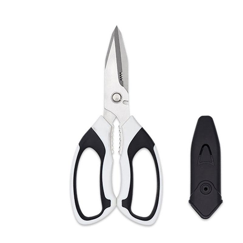 Машинки для стрижки куриных костей, кухонные ножницы для обвалки, шеф-повара, рыбные кости, кухонные ножницы из нержавеющей стали, желтые ножницы с удобной ручкой и рукавом