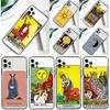 Чехол для телефона с изображением карты Таро, астрологии, Солнца, Луны, Влюбленных для iPhone 16 15 Pro Max 12 13 Mini 11 14 Pro Max XR 16 15 Plus 16e Чехол Coque