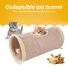 Игрушка-труба для кошек, погремушка, бумажный дизайн, избавляющий от скуки, складная игрушка-туннель для отдыха котят, товары для кошек