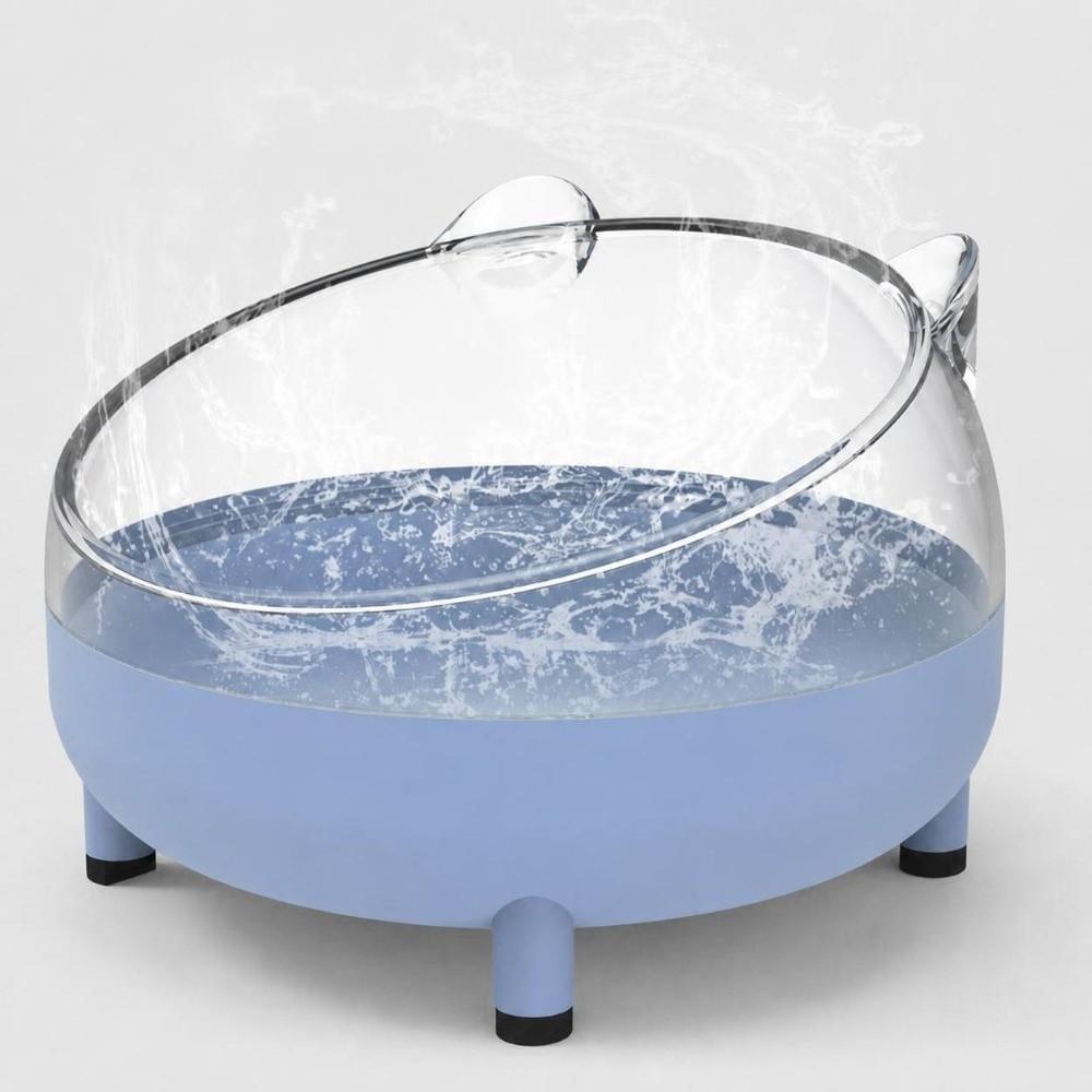 Round Shape Hamster Food Dish Smooth Surface Cat Food Bowl Dog Food Dish Cage Interior Use