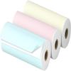 6pcs Friction Proof Thermal Printer Paper Self-Adhesive Labels  For Mini Pocket Printer