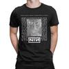 Novelty Nine Inch Nails NIN T-Shirt Men Crew Neck Cotton Women T Shirts Short Sleeve Tees Plus Size Clothes Graphic T Shirts