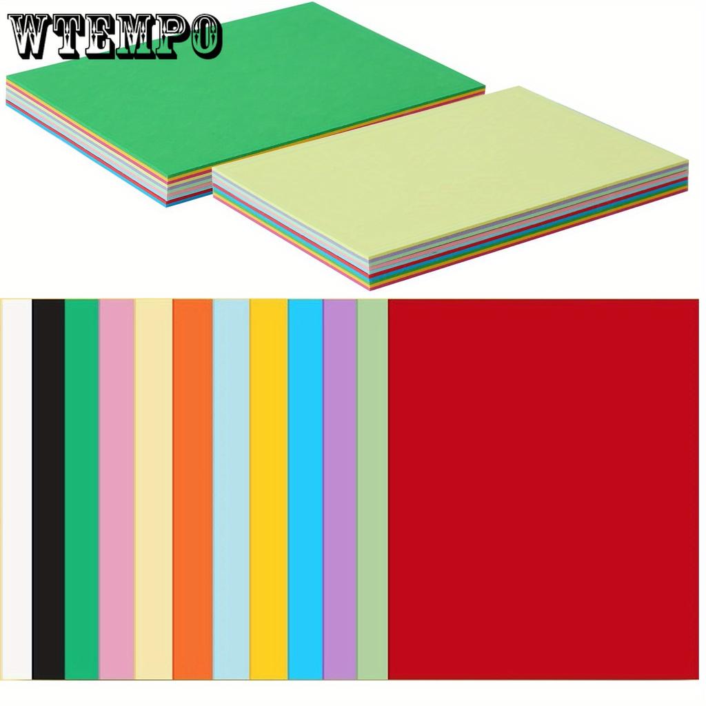 60Sheets Colored Cardstock Paper, 8.3 X 11.7inch Card Stock Colored Paper for Crafting, Christmas DIY Card Making, Scrapbooking