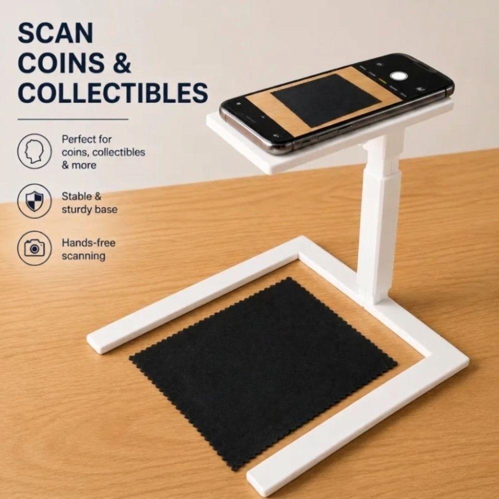 3D Printed Overhead Phone Holder U-Shaped Phone Camera Bracket Scanning Photography
