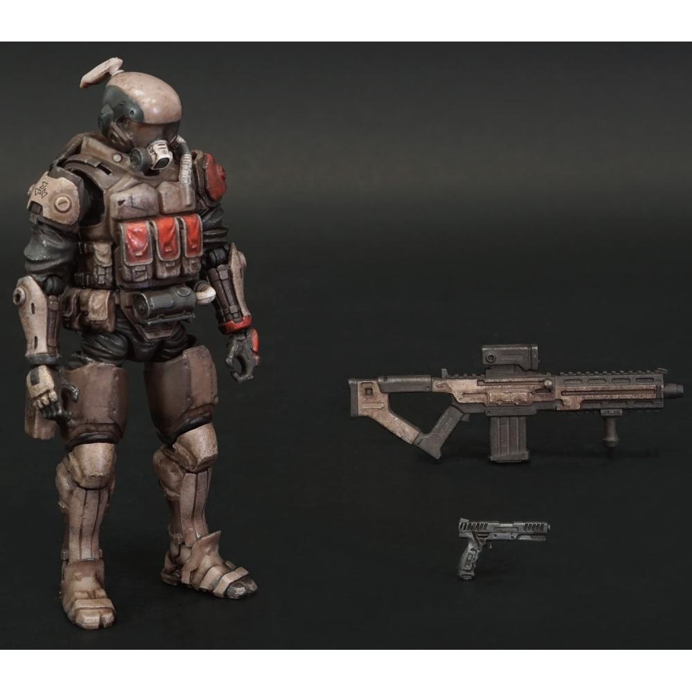 Кислотный дождь 1 18 Кислотный дождь Fav A110 Красный ворон Hazmat Ronin